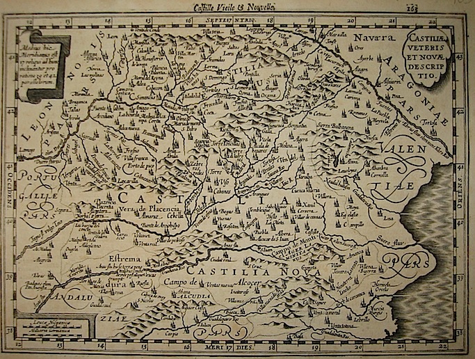 Mercator Gerard - Hondius Jodocus Castiliae veteris et novae descriptio 1630 Amsterdam 